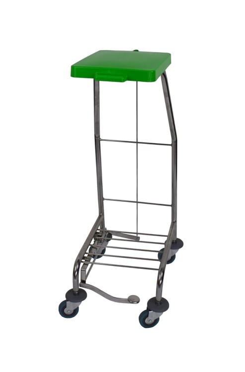 ES15111CH. Dust chrom pedal kolka pokr.zielona