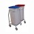 stelaż 2x70L na kołach