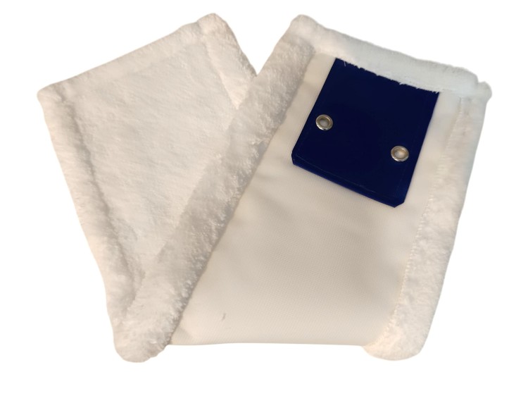 mop z uszami 50 mikrofaza biała